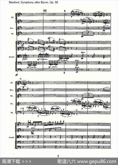 Manfred,SymphonyafterByron,Op.58第二乐章（一）