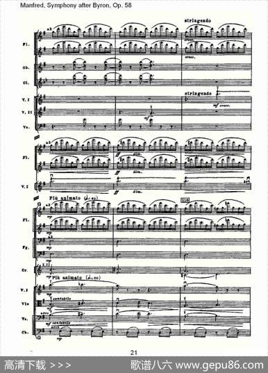 Manfred,SymphonyafterByron,Op.58第三乐章（一）