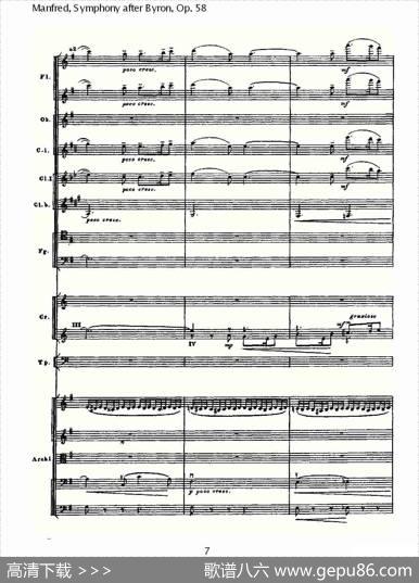 Manfred,SymphonyafterByron,Op.58第三乐章（一）