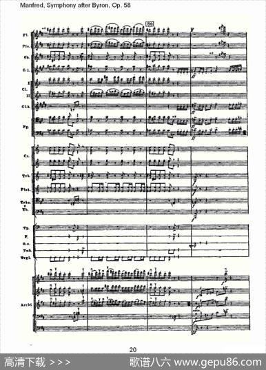 Manfred,SymphonyafterByron,Op.58第四乐章第一部（一）
