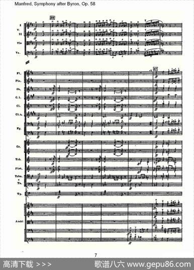Manfred,SymphonyafterByron,Op.58第四乐章第一部（一）