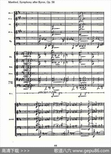 Manfred,SymphonyafterByron,Op.58第四乐章第一部（二）