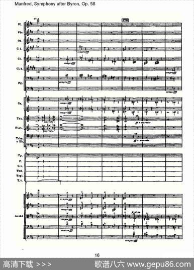 Manfred,SymphonyafterByron,Op.58第四乐章第二部（一）