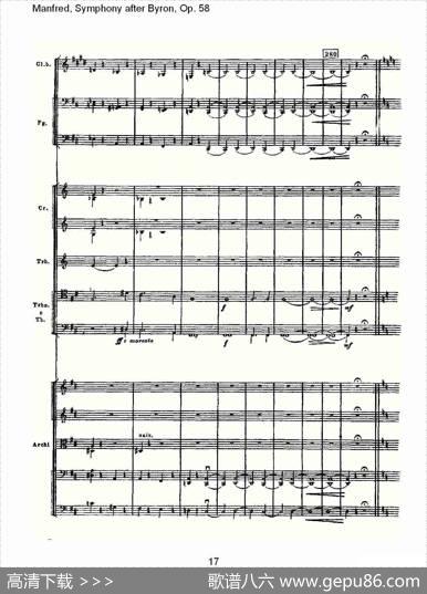 Manfred,SymphonyafterByron,Op.58第四乐章第二部（一）