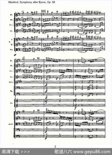 Manfred,SymphonyafterByron,Op.58第四乐章第二部（一）
