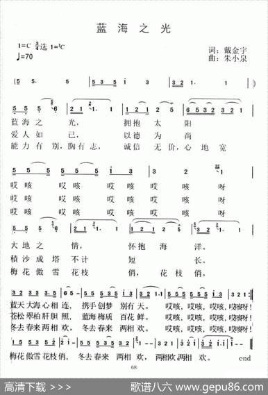 蓝海之光 - 戴金宇|朱小泉