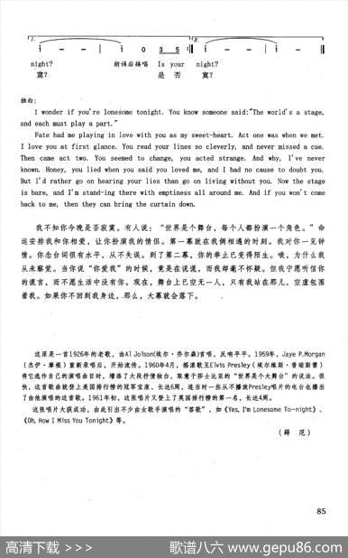 今夜你是否寂寞（英汉） - [美]鲁·汉德曼|[美]罗伊·特克