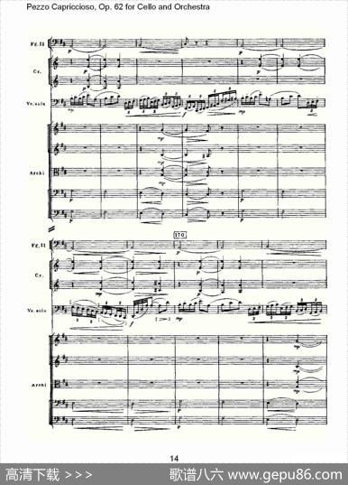 PezzoCapriccioso,Op.62（大提琴与管弦乐）