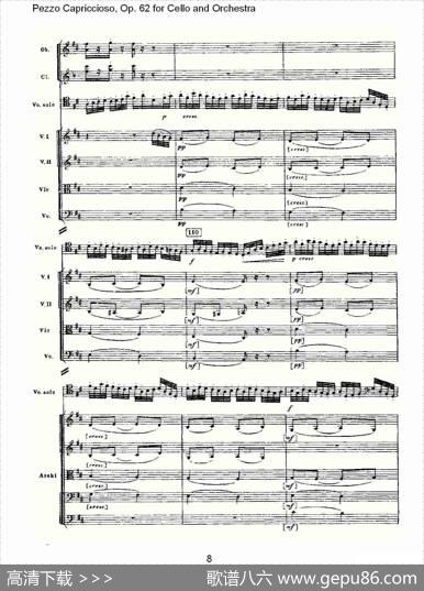 PezzoCapriccioso,Op.62（大提琴与管弦乐）