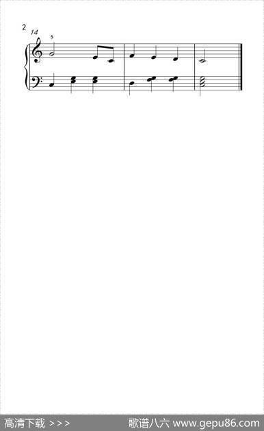 摇篮曲（老年大学钢琴教程1）|[德]勃拉姆斯