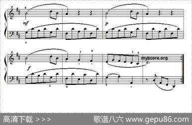 莫扎特钢琴小曲：小步舞曲（D大调）|莫扎特