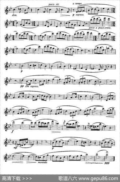 如歌的行板（柴可夫斯基作曲版、3个版本）|[俄]柴可夫斯基