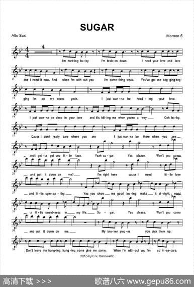sugar（糖果）（中音萨克斯）