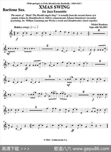 XMASSWING（上低音萨克斯分谱）