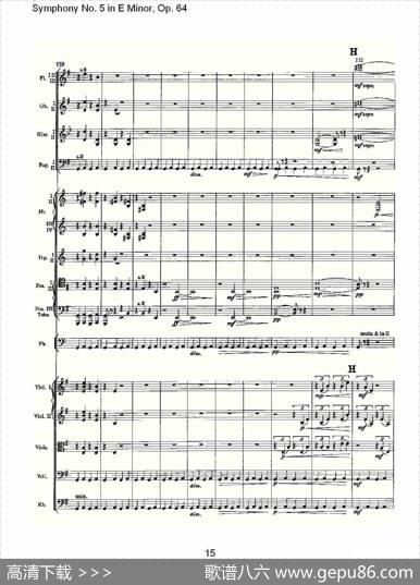 SymphonyNo.5inEMinor,Op.64（E小调第五交响曲Op.64第四）