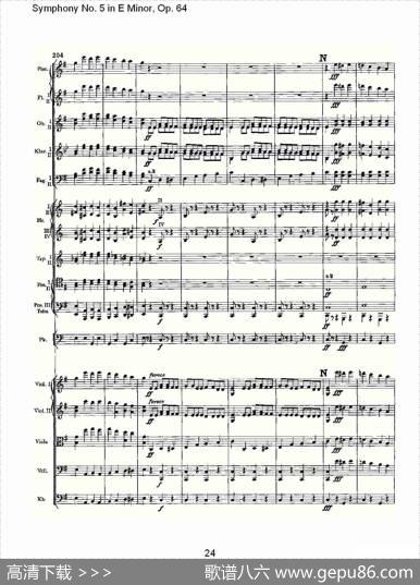 SymphonyNo.5inEMinor,Op.64（E小调第五交响曲Op.64第四）