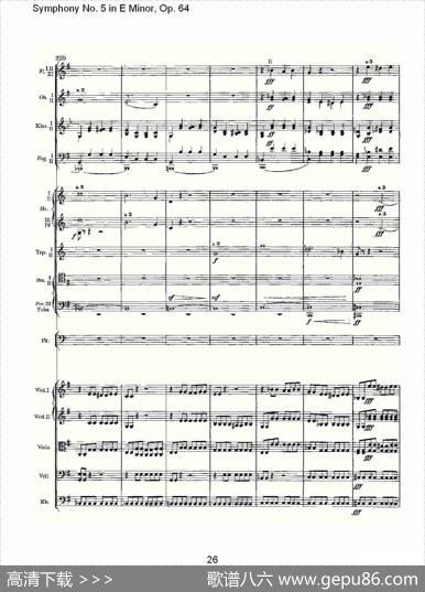SymphonyNo.5inEMinor,Op.64（E小调第五交响曲Op.64第四）