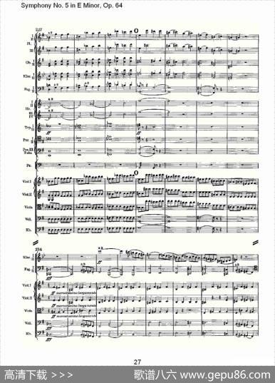 SymphonyNo.5inEMinor,Op.64（E小调第五交响曲Op.64第四）