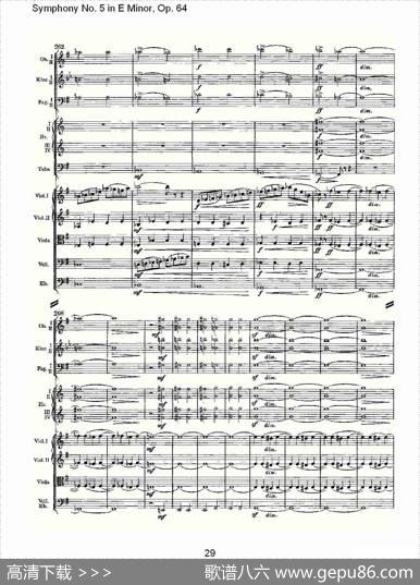 SymphonyNo.5inEMinor,Op.64（E小调第五交响曲Op.64第四）
