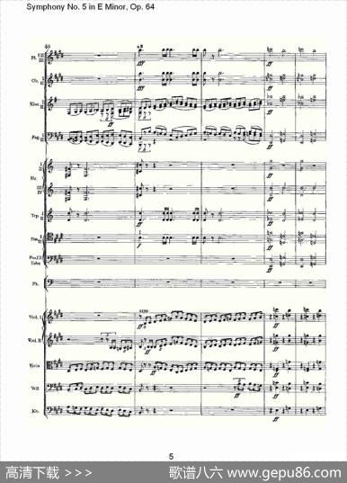 SymphonyNo.5inEMinor,Op.64（E小调第五交响曲Op.64第四）