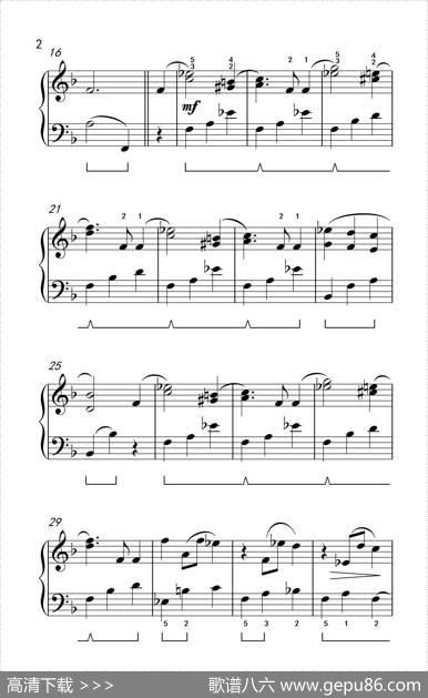 圆舞曲（Op18）（约翰·汤普森成人钢琴教程第二册）|弗雷德里克·肖邦
