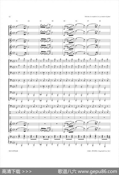 UngarischeTnzeNo5（十五重奏总谱）