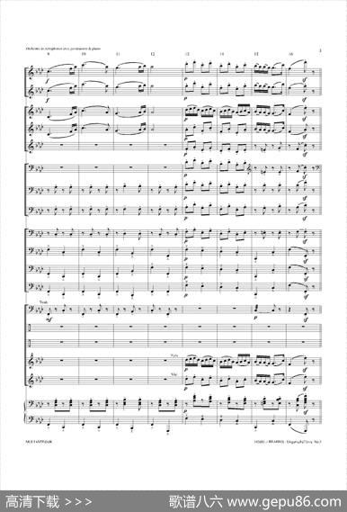 UngarischeTnzeNo5（十五重奏总谱）