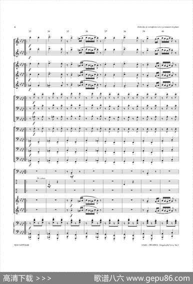 UngarischeTnzeNo5（十五重奏总谱）