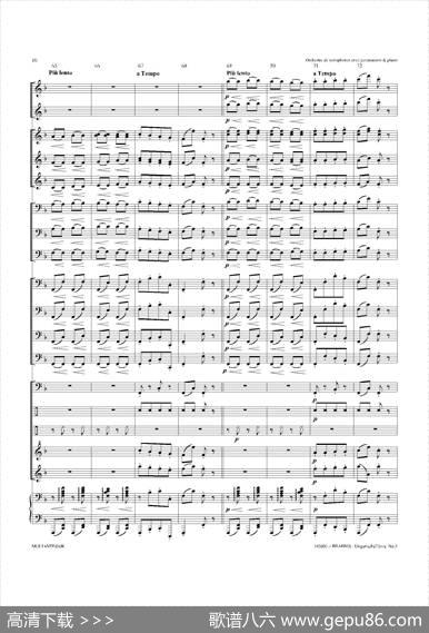 UngarischeTnzeNo5（十五重奏总谱）