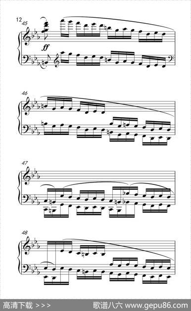 c小调革命练习曲|[波]肖邦
