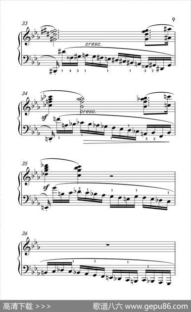 c小调革命练习曲|[波]肖邦