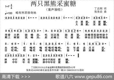 两只黑熊采蜜糖 - 丁志刚|张朱论