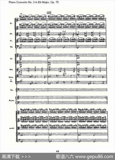 PianoConcertoNo.3inEbMajor,Op.75（Eb大调第三钢琴协奏）