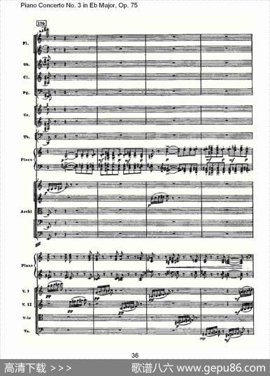 PianoConcertoNo.3inEbMajor,Op.75（Eb大调第三钢琴协奏）