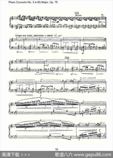 PianoConcertoNo.3inEbMajor,Op.75（Eb大调第三钢琴协奏）