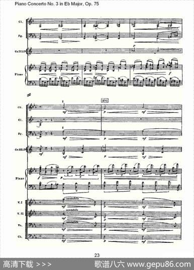 PianoConcertoNo.3inEbMajor,Op.75（Eb大调第三钢琴协奏）