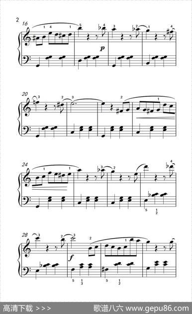 春之声圆舞曲（老年大学钢琴教程3）|[奥]约翰·施特劳斯