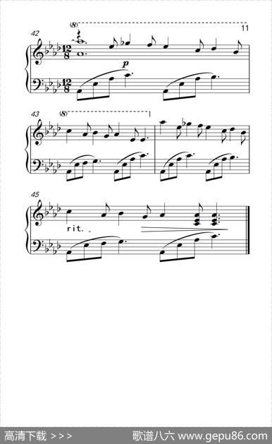 回忆音乐剧《猫》主题曲（老年大学钢琴教程3）|[英]韦伯