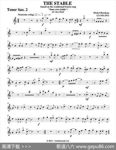 THESTABLE（第二次中音萨克斯分谱）