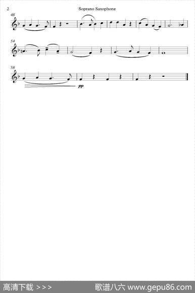 MidwinterCarol（四重奏分谱）