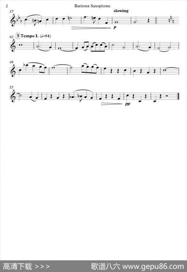 MidwinterCarol（四重奏分谱）