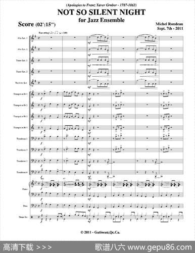 NOTSOSILENTNIGHT（总谱）