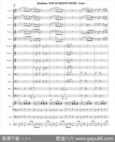 NOTSOSILENTNIGHT（总谱）