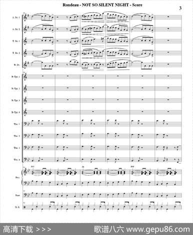 NOTSOSILENTNIGHT（总谱）