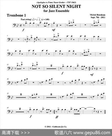 NOTSOSILENTNIGHT（第一长号分谱）