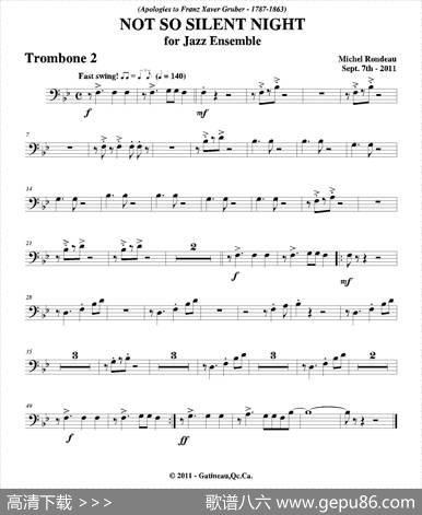 NOTSOSILENTNIGHT（第二长号分谱）