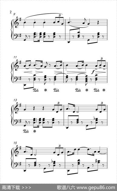 大进行曲（老年大学钢琴教程3）|[意]威尔第