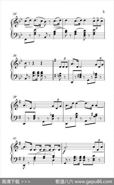 大进行曲（老年大学钢琴教程3）|[意]威尔第