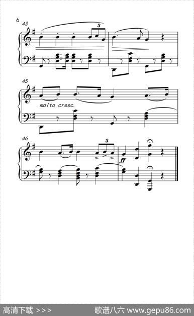 大进行曲（老年大学钢琴教程3）|[意]威尔第