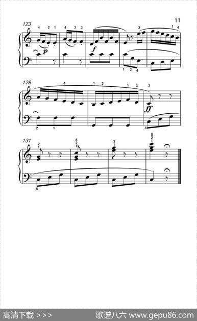 小奏鸣曲（老年大学钢琴教程3）|[意]克列门蒂